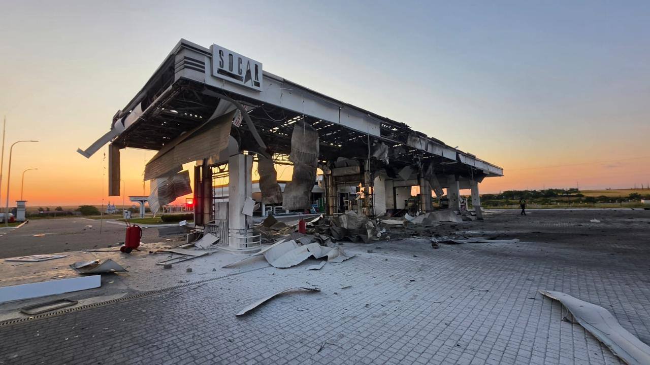 Ukraynada “SOCAR” vuruldu